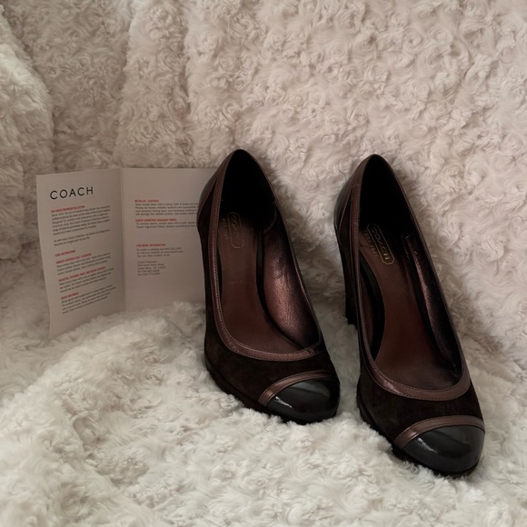 COACH NWT WEDGE HEELS Kerryann style - Picture 6 of 13